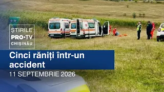 PRO TV News (8:00 PM) | FIVE INJURED IN AN ACCIDENT | Moldova