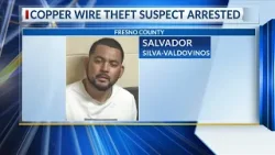 По данным полиции, подозреваемый в краже медной проволоки в округе Фресно снова арестован.