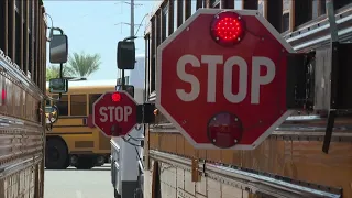 ‘Stay behind the bus’: reminders for drivers with school back in session