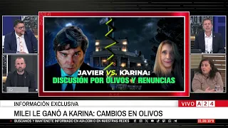 🔴 MILEI LE GANÓ A KARINA: CAMBIOS EN OLIVOS