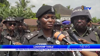 Edo State Police Command Deploys Team To Iyanomon Community To Restore Peace