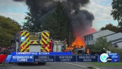 RV, home fire in Clay under investigation