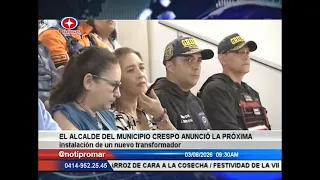 Crespo Municipality Mayor announces upcoming installation of a new transformer