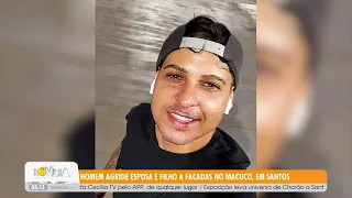Man stabs wife and son in Macuco, Santos - 8/20/2026