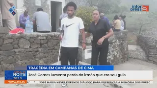 José Gomes mourns the loss of his brother, who was his guide