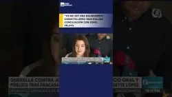 “Yo no soy una delincuente, yo soy una persona y una ciudadana que obedece a la ley”, Cossette López