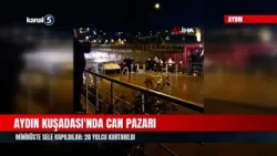 Aydın Kuşadası'nda Can Pazarı | Minibüste Sele Kapıldılar