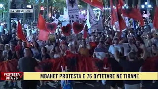 Protesta masive vijon me entuziazëm e shpirt në rrugët e Tiranës, diaspora shtyn përpara revoltën