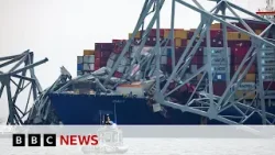 Baltimore bridge: Two bodies recovered from truck under water | BBC News