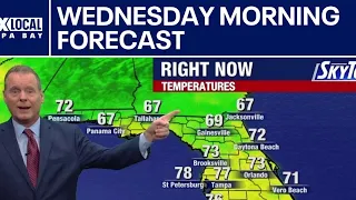 Tampa weather | Wednesday morning forecast
