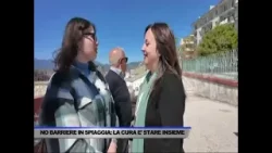 NO BARRIERE IN SPIAGGIA: LA CURA E' STARE INSIEME - SERVIZIO TG DEL 07/04/2026