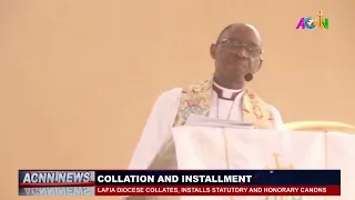 LAFIA DIOCESE COLLATES ARCHDEACON, INSTALLS STATUTORY AND HONORARY CANONS