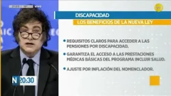 El oficialismo aceptó modificaciones en Discapacidad │N20:30│22-10-26