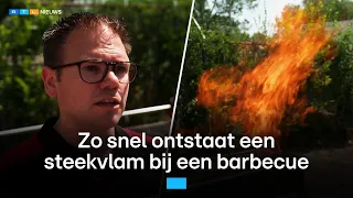 Steek jij de barbecue aan met mooi weer? Zo voorkom je een steekvlam | RTL Nieuws