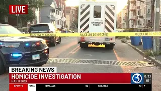 Homicide investigation continues in Hartford
