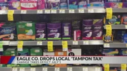Colorado county nixes tax on tampons, diapers