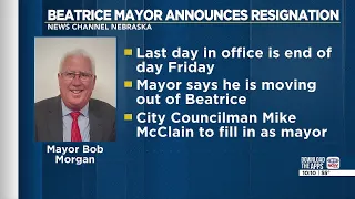 Beatrice Mayor Bob Morgan announces his retirement