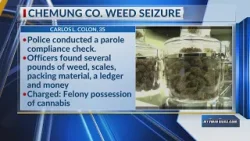 NYSP: Chemung County parolee arrested for having 'large quantity of illicit cannabis'