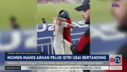 Pelukan Azizah untuk Arhan Pratama Setelah Sang Suami Antarkan Timnas Indonesia Lolos Semifinal