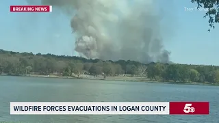 Evacuations underway in Logan County for wildfire | BREAKING NEWS