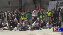 Nearly 50 arrested after Yale students camp outside for pro-Palestinian protest