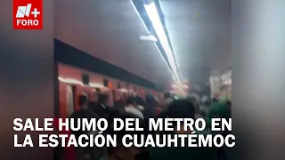 Videos of the Moment Smoke Fills Mexico City Metro Line 1
