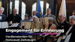 Engagement für Erinnerung: Verdienstorden für Holocaust-Zeitzeugin