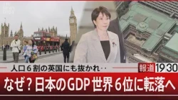 Surpassed by the UK with 60% of our population... Why? Japan's GDP set to fall to 6th in the worl...