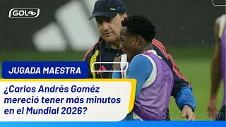Carlos Andrés Gómez deserved more minutes in the World Cup with the Colombian National Team