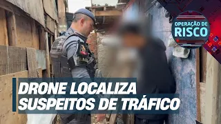 Drone spots drug den "employees" trying to flee from police