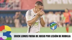 Erick Lemus fuera de juego por lesión de rodilla