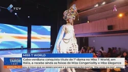 Cape Verdean crowned 1st Runner-Up at Miss T World, wins Miss Congeniality and Miss Elegance titles