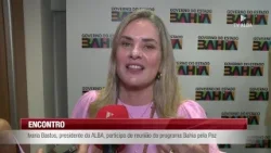 IVANA BASTOS, PRESIDENTE DA ALBA, PARTICIPA DE UMA REUNIÃO DO PROGRAMA BAHIA PELA PAZ - 03.03.2026