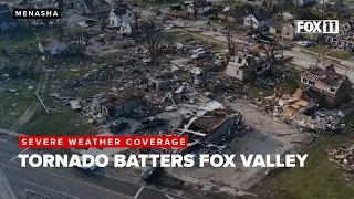 Fox Valley residents begin cleanup after tornado