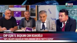 CHP UŞAK PROVINCIAL CHAIR CAN OCAKOĞLU: "CHP MAYORS ARE SWITCHING TO THE AK PARTY TO AVOID PROSEC...