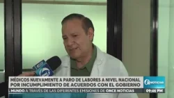 Médicos nuevamente a paro de labores a nivel nacional por incumplimiento de acuerdos con el Congreso