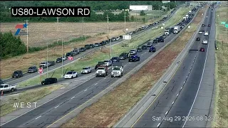 Traffic Alert: Crash shuts down eastbound US 80 in Kaufman County