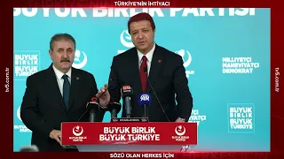 Saadet Party Chairman Arıkan visits BBP Chairman Destici