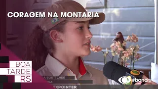 12-year-old girl gains recognition for stopping a runaway horse at Expointer