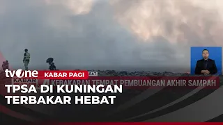 Thick Smoke Blankets Kuningan as Ciniru Landfill Catches Fire