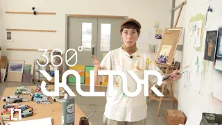 Painting and Poetry as a Bridge with Macarena Barreiro Kralj | 360° Culture | Telebasel