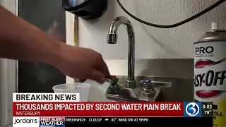 Second water main break in Waterbury leaves thousands without water