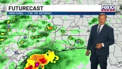 Rain moving in this weekend; 1-3 inches expected through Wednesday