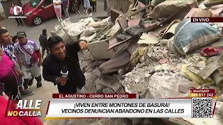 El Agustino: Residents live surrounded by piles of trash