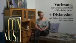 Öffentlicher Luxus - die Einleitung | Öffentliche Lesung und Autorengespräch