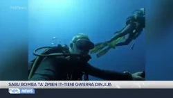 Divers find World War II bomb