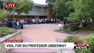 Vigil honors SIU professor shot, killed