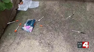 South City residents find used needles dumped in alleyway