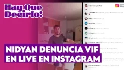Nidyan Fabregat denuncia VIF en vivo en transmisión Instagram: Seguidores llaman a carabineros
