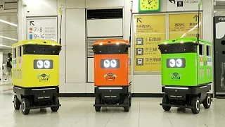 Le Japon expérimente des poubelles robots mobiles à la gare de Shinjuku